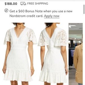 Eliza J size 18 white lace dress